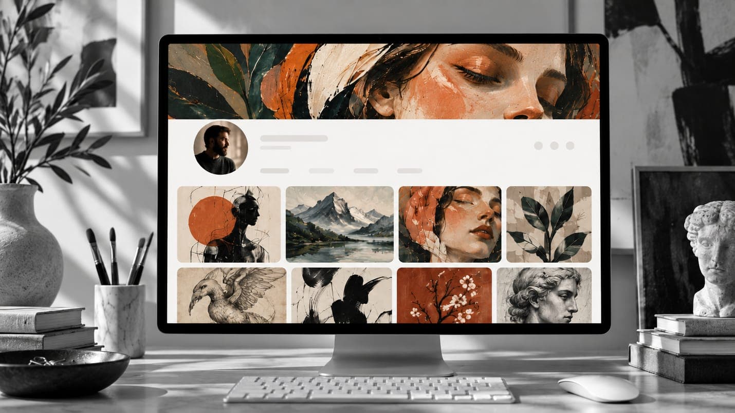 Cómo crear un portfolio de artista online (opciones gratis)